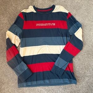 Primitive Triple Striped Long Sleeve Shirt – Men’s Medium